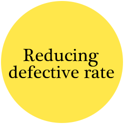 reducing defective rate