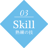 skill熟練の技